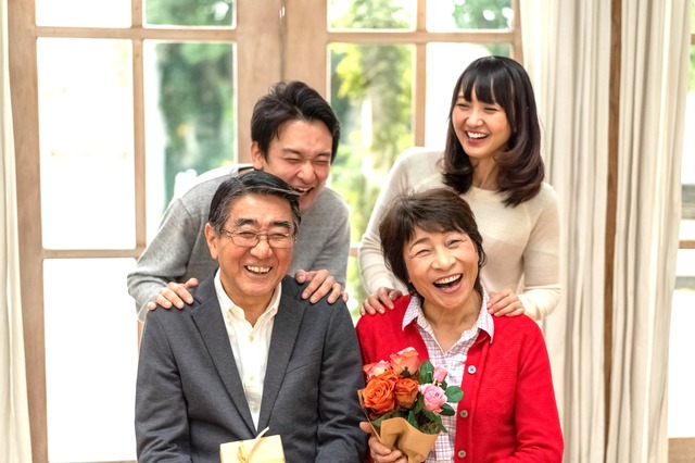 笑顔の家族